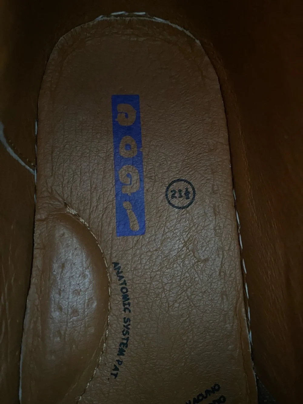 Kids Black Leather Velcro Shoes